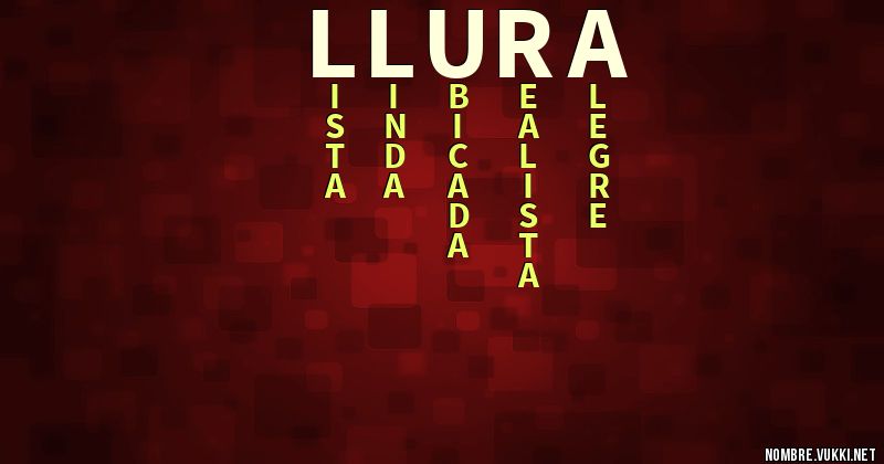 Acróstico llura