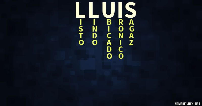 Acróstico lluís