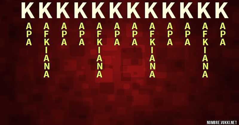 Acróstico kkkkkkkkkkkk