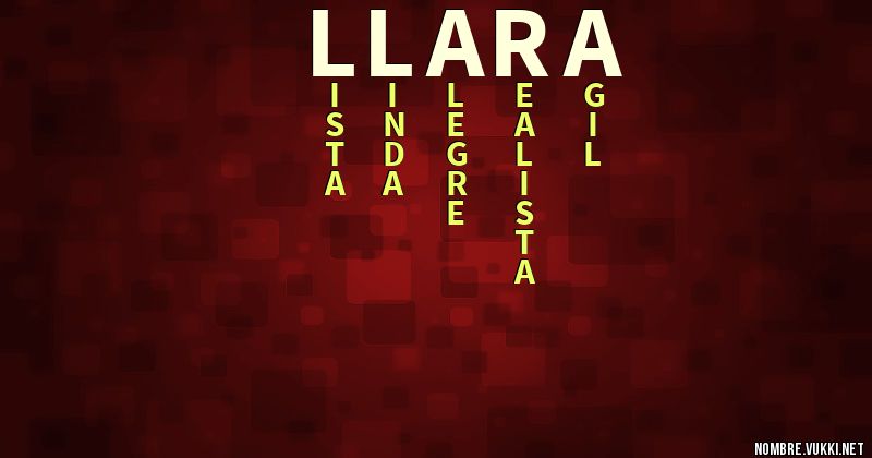 Acróstico llara