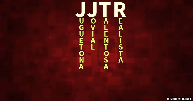 Acróstico jjtr