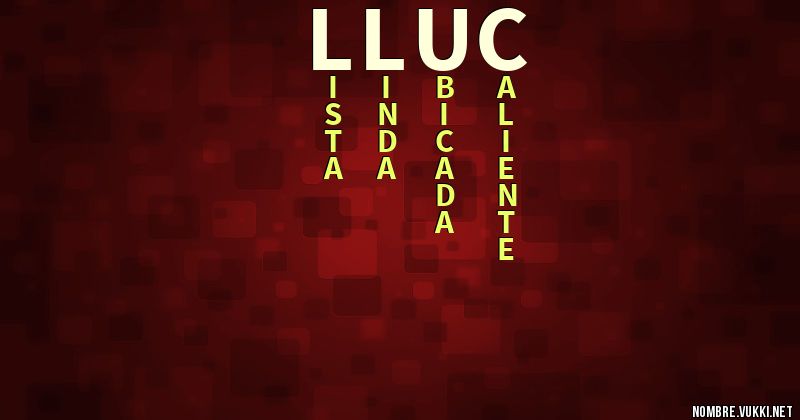 Acróstico lluc