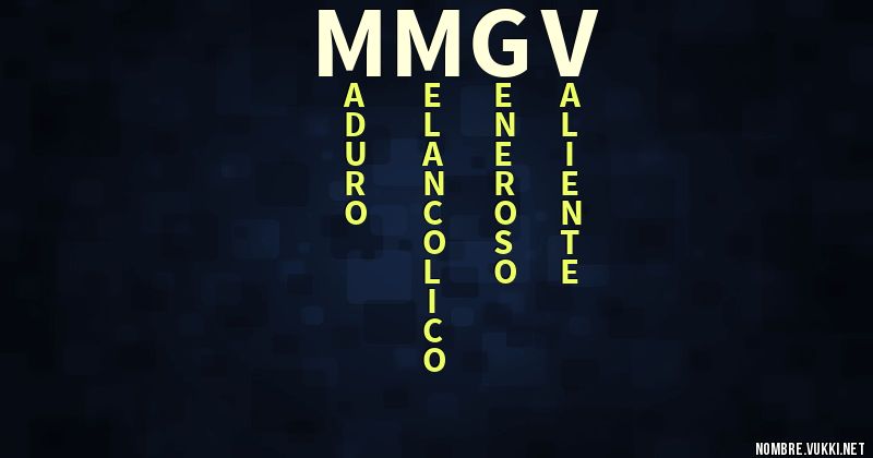 Acróstico mmgv