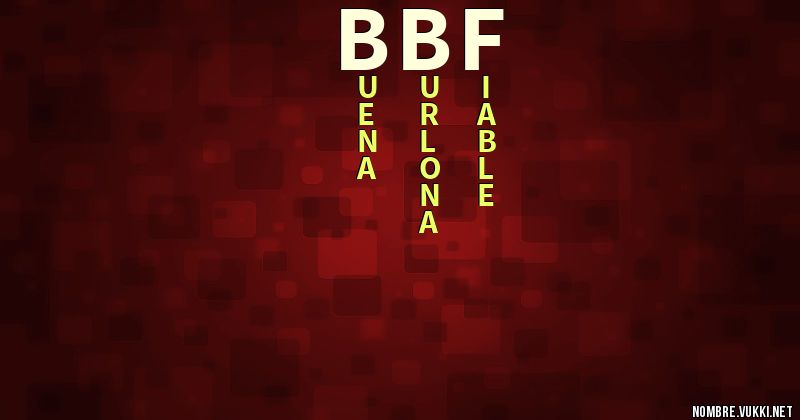 Acróstico bbf