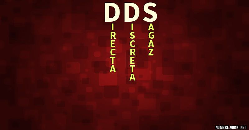 Acróstico dds