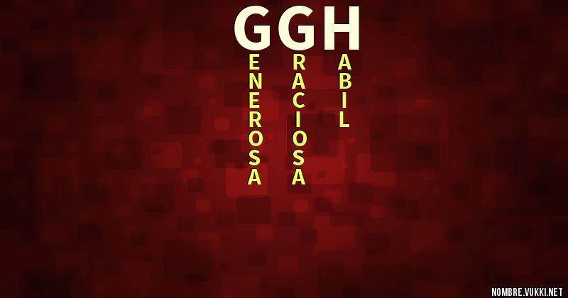 Acróstico ggh