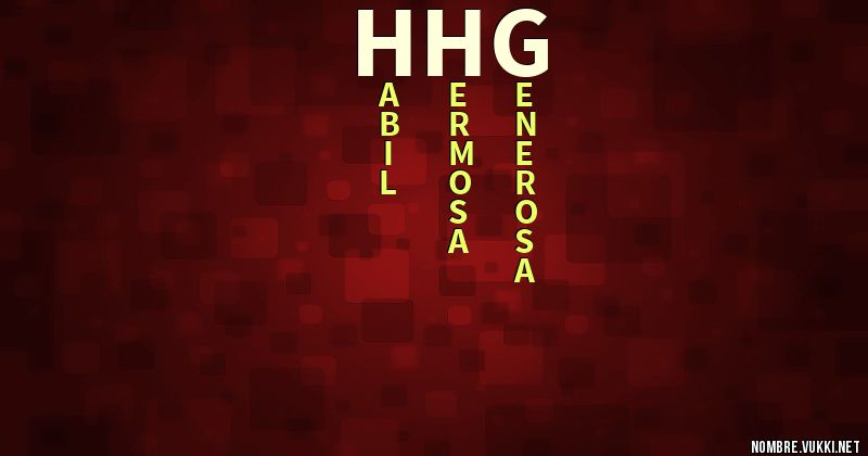 Acróstico hhg