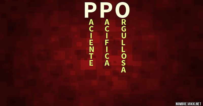 Acróstico ppo