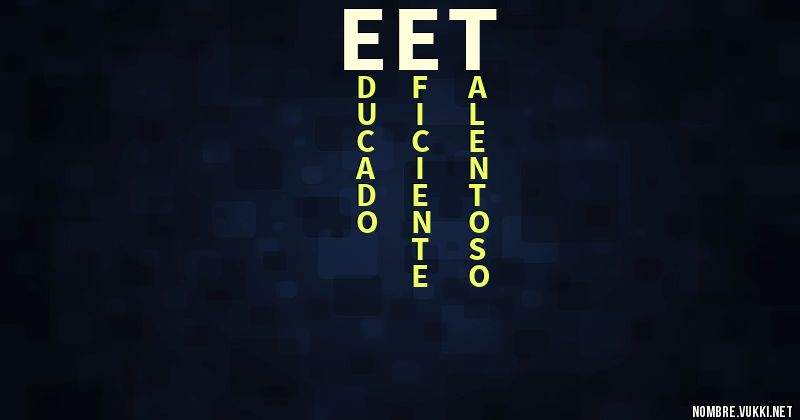 Acróstico eet