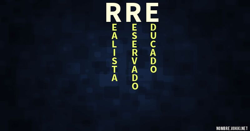 Acróstico rre