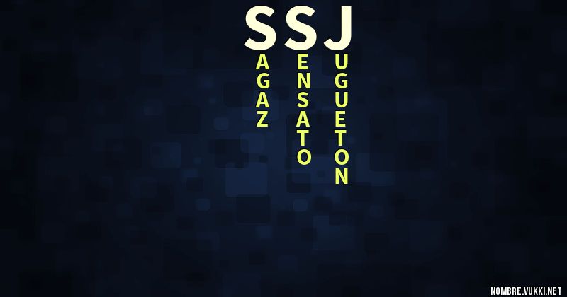 Acróstico ssj