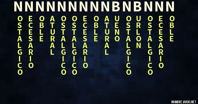 Acróstico n n n n nn n n n bnb n n n