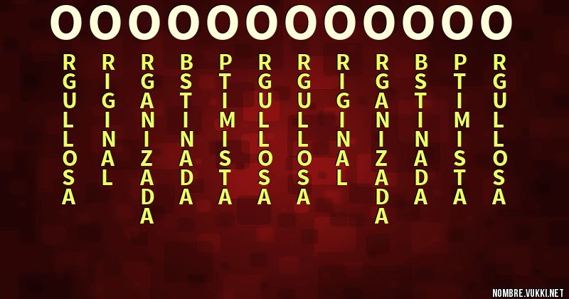 Acróstico oooooooooooo