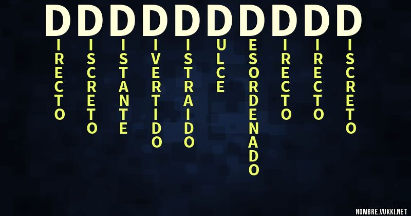 Acróstico dddddddddd