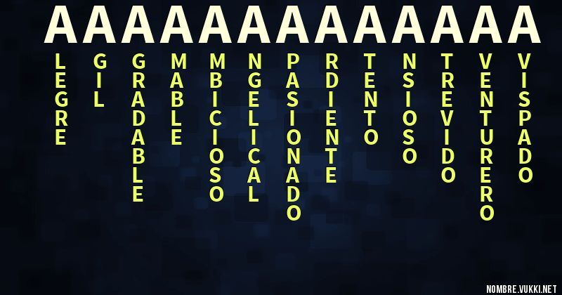 Acróstico aaaaaaaaaaaaa
