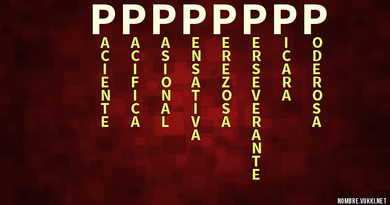 Qué significa pppppppp