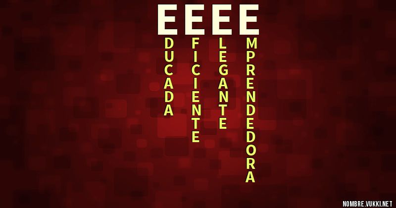 Acróstico eeee
