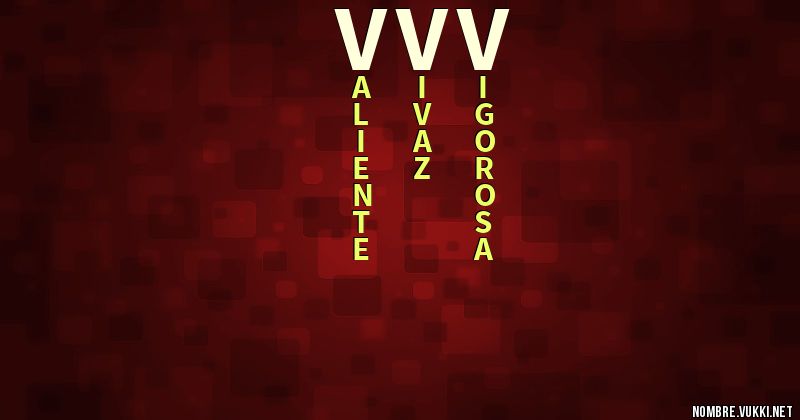 Acróstico vvv