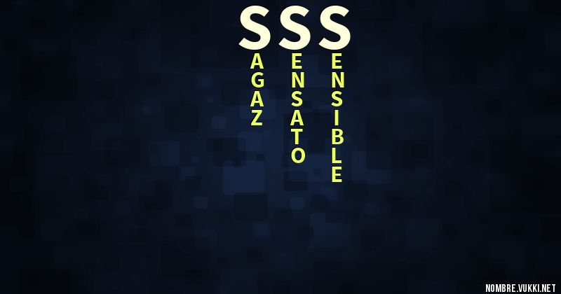 Acróstico sss