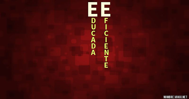 Acróstico ee