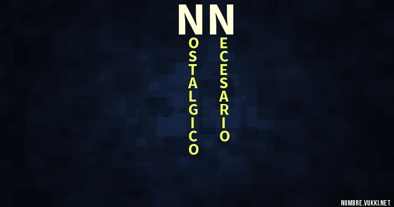 Acróstico nn